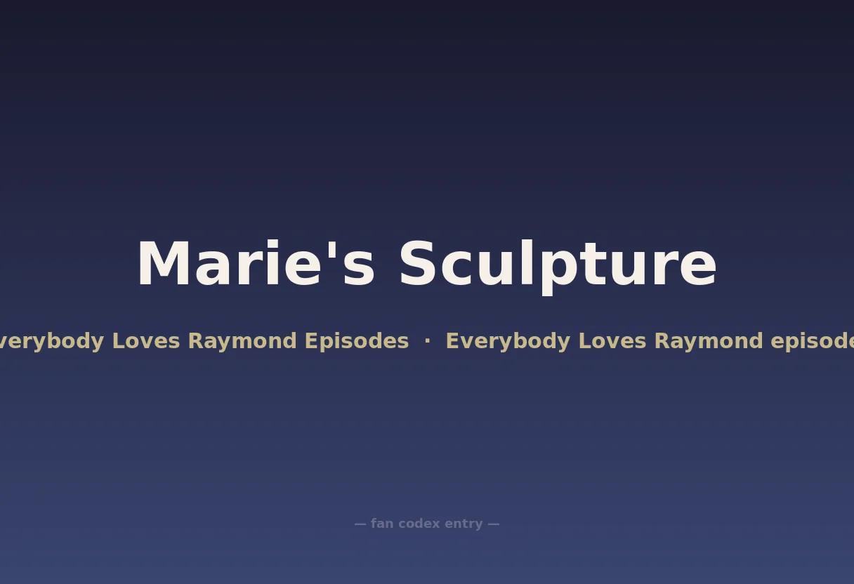 Marie's Sculpture